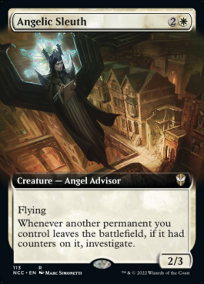 Angelic Sleuth (Extended Art) [Streets of New Capenna Commander] | Silver Goblin