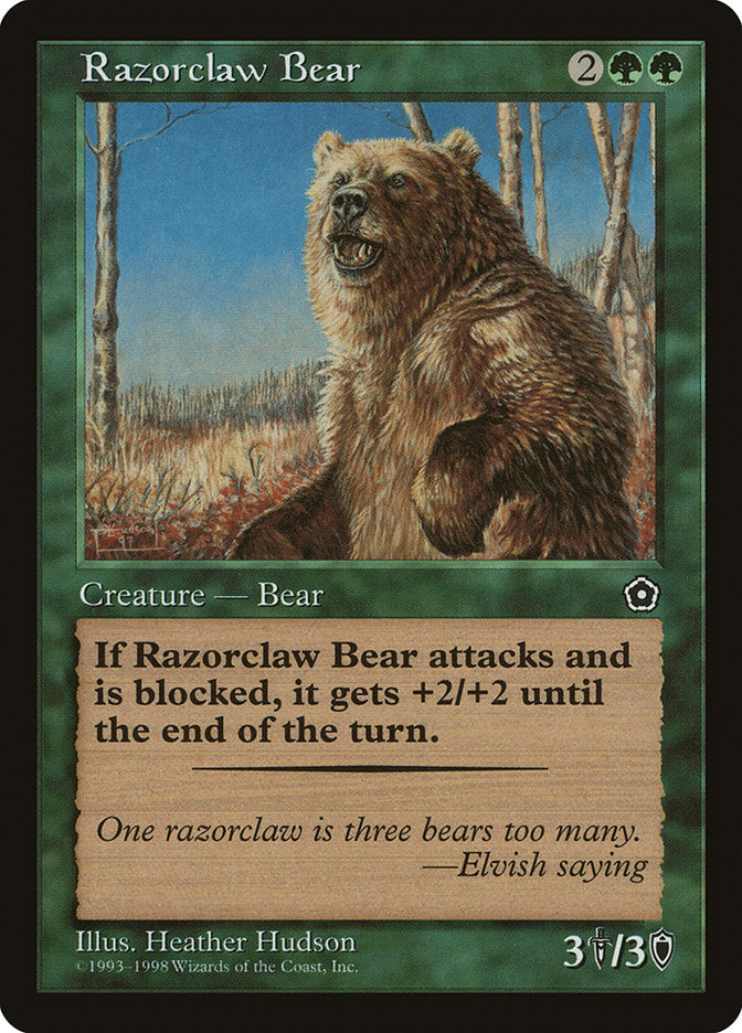 Razorclaw Bear [Portal Second Age] | Silver Goblin
