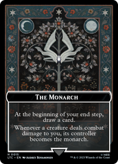 The Monarch // Treasure Double-Sided Token [The Lord of the Rings: Tales of Middle-Earth Commander Tokens] | Silver Goblin