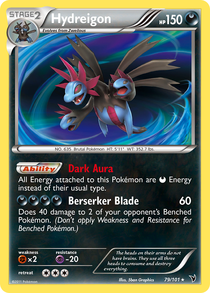 Hydreigon (79/101) [Black & White: Noble Victories] | Silver Goblin