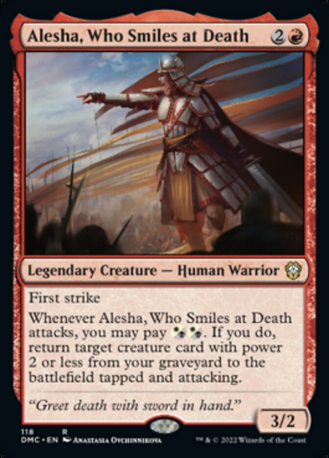 Alesha, Who Smiles at Death [Dominaria United Commander] | Silver Goblin
