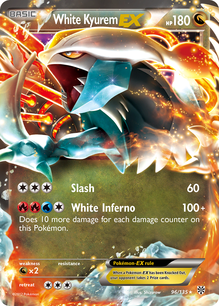 White Kyurem EX (96/135) [Black & White: Plasma Storm] | Silver Goblin