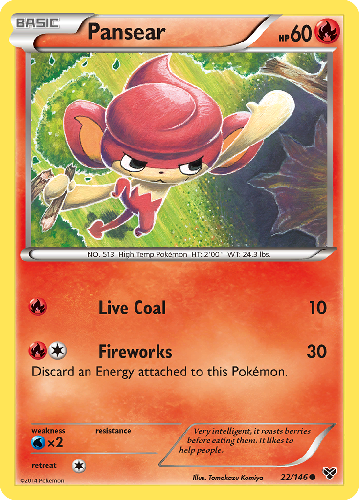 Pansear (22/146) [XY: Base Set] | Silver Goblin