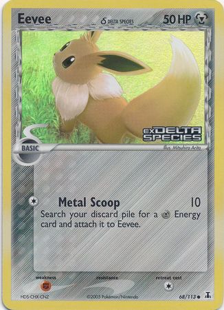 Eevee (68/113) (Delta Species) (Stamped) [EX: Delta Species] | Silver Goblin