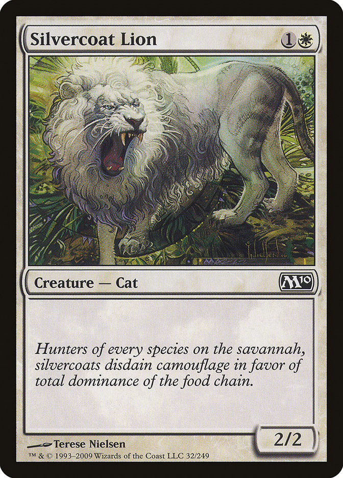 Silvercoat Lion [Magic 2010] | Silver Goblin