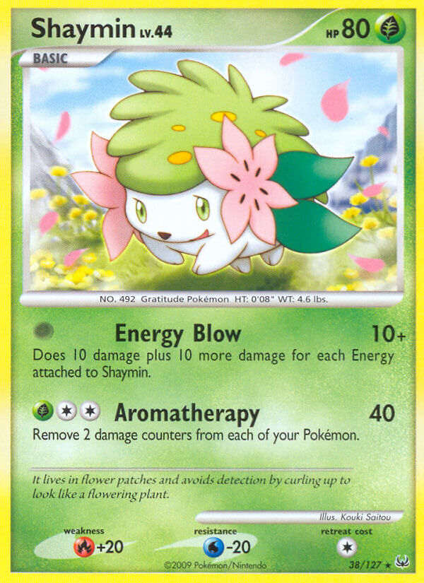 Shaymin (38/127) (Theme Deck Exclusive) [Platinum: Base Set] | Silver Goblin