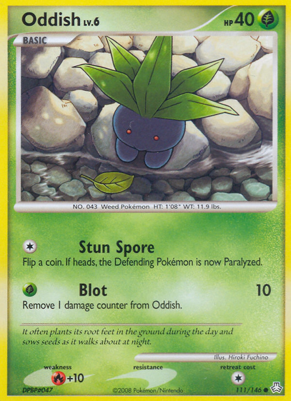 Oddish (111/146) [Diamond & Pearl: Legends Awakened] | Silver Goblin