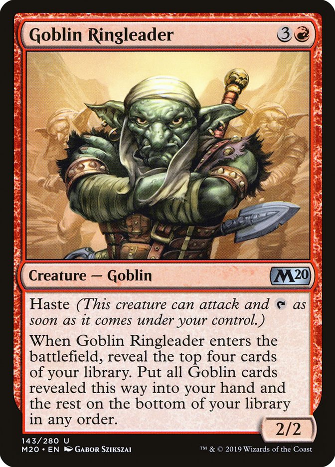 Goblin Ringleader [Core Set 2020] | Silver Goblin