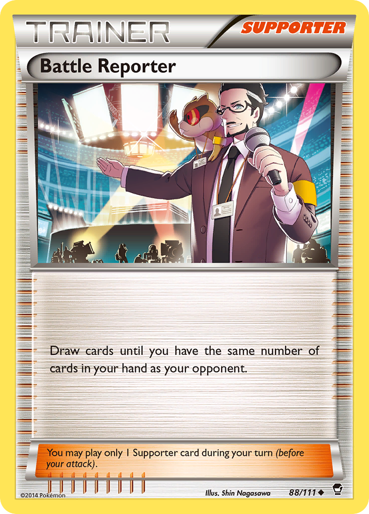 Battle Reporter (88/111) [XY: Furious Fists] | Silver Goblin