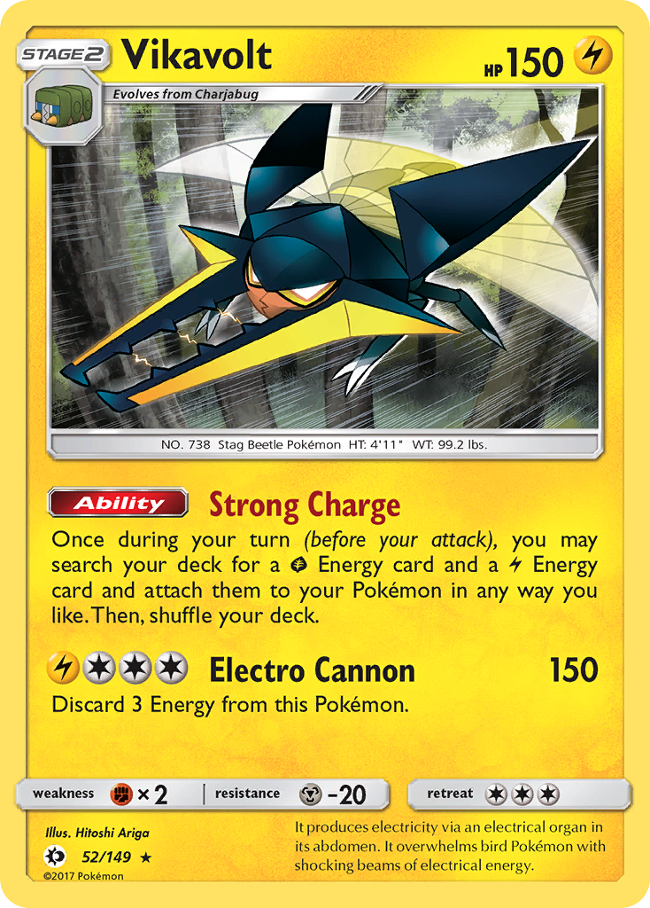 Vikavolt (52/149) [Sun & Moon: Base Set] | Silver Goblin