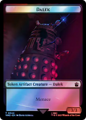 Dalek // Treasure (0063) Double-Sided Token (Surge Foil) [Doctor Who Tokens] | Silver Goblin