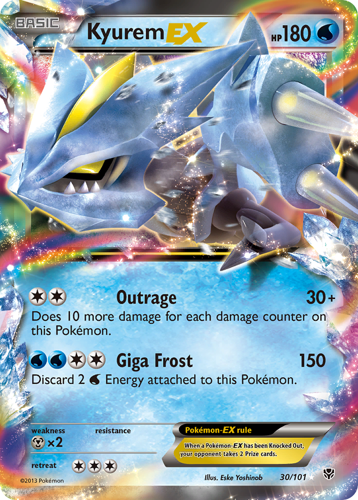 Kyurem EX (30/101) [Black & White: Plasma Blast] | Silver Goblin