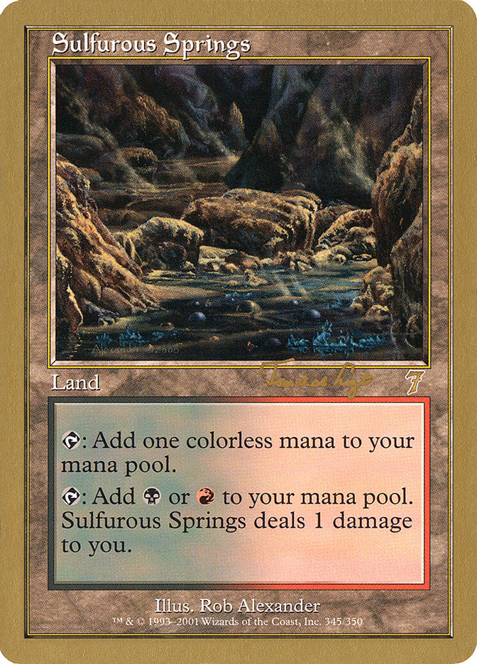 Sulfurous Springs (Tom van de Logt) [World Championship Decks 2001] | Silver Goblin