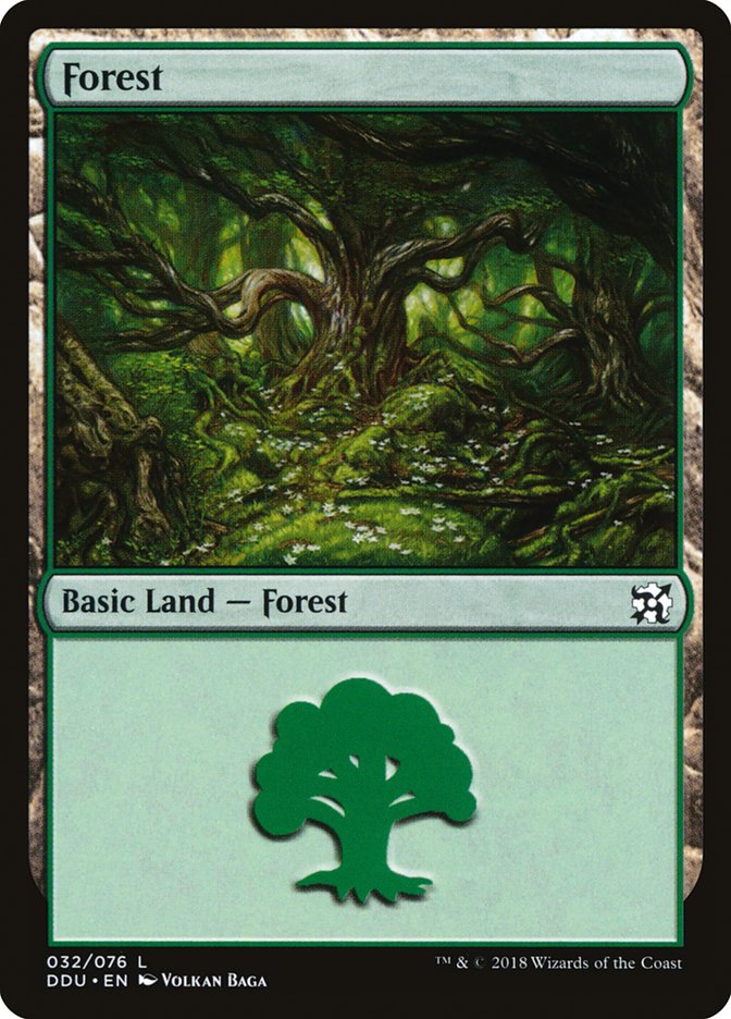 Forest (32) [Duel Decks: Elves vs. Inventors] | Silver Goblin