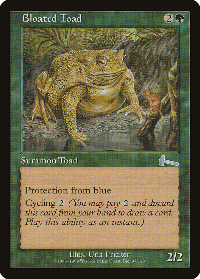 Bloated Toad [Urza's Legacy] | Silver Goblin