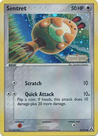 Sentret (62/92) (Stamped) [EX: Legend Maker] | Silver Goblin