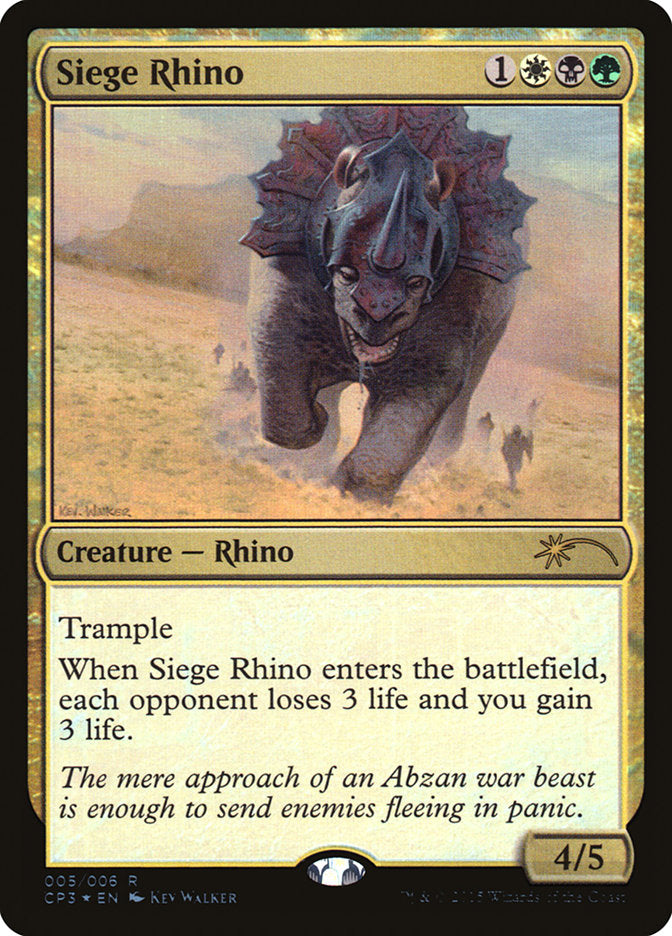 Siege Rhino [Magic Origins Clash Pack] | Silver Goblin