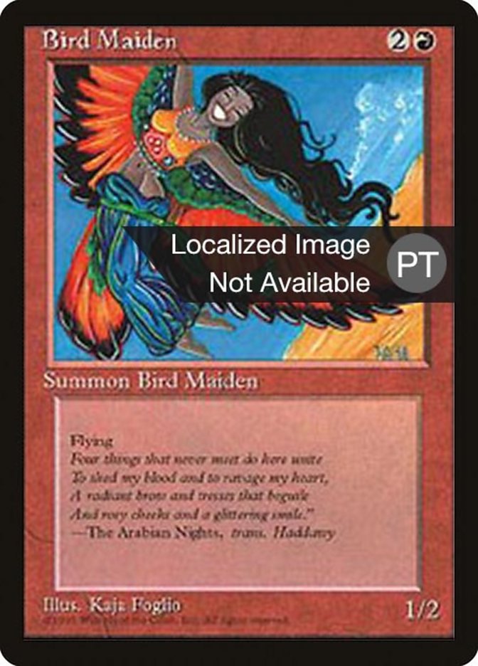 Bird Maiden [Fourth Edition (Foreign Black Border)] | Silver Goblin