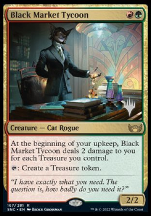 Black Market Tycoon (Promo Pack) [Streets of New Capenna Promos] | Silver Goblin