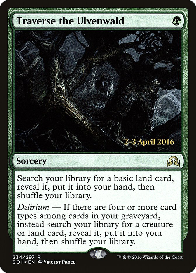 Traverse the Ulvenwald [Shadows over Innistrad Prerelease Promos] | Silver Goblin