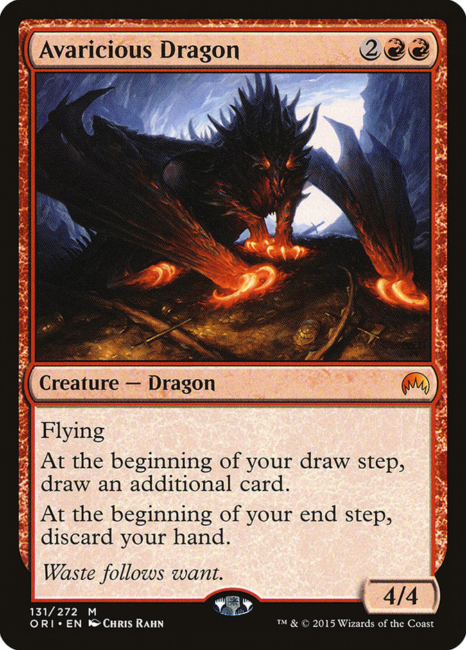 Avaricious Dragon [Magic Origins] | Silver Goblin