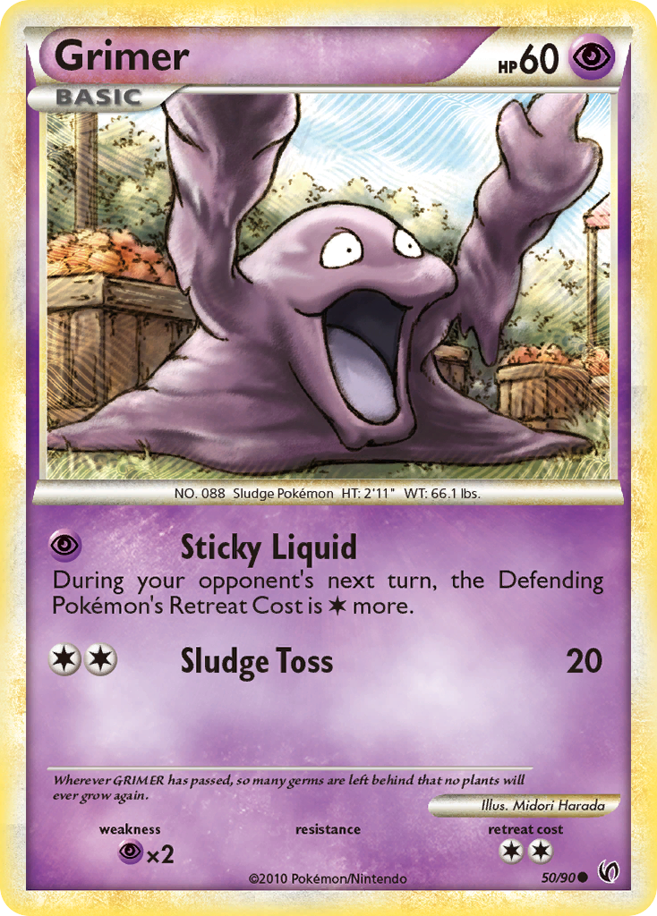 Grimer (50/90) [HeartGold & SoulSilver: Undaunted] | Silver Goblin