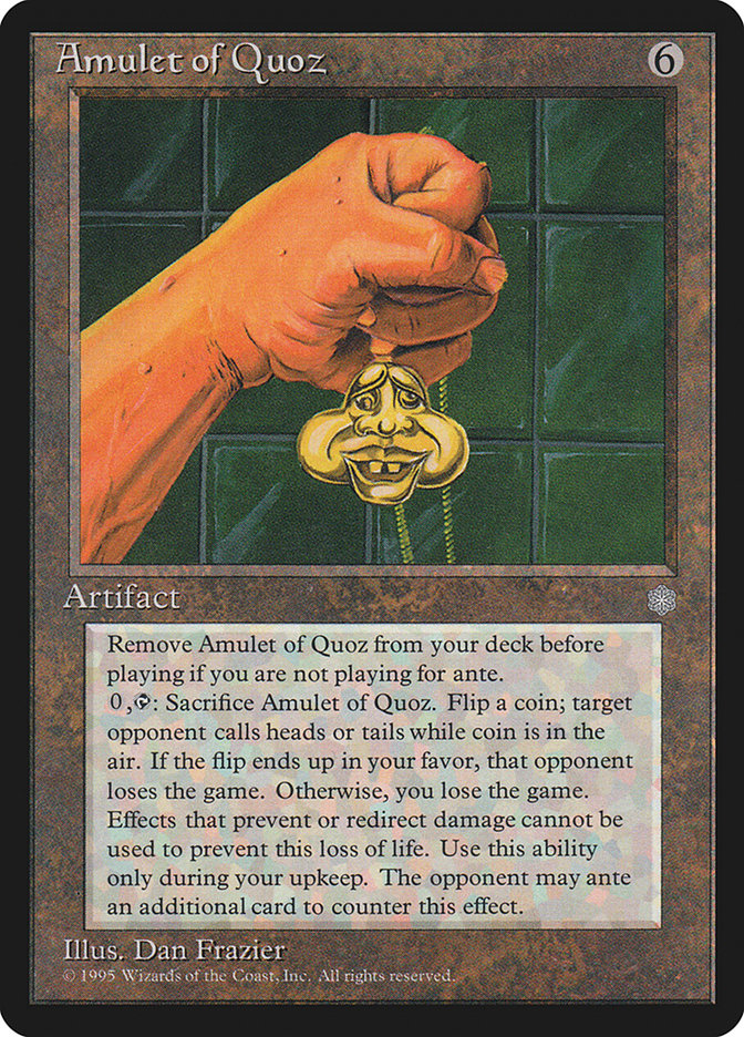 Amulet of Quoz [Ice Age] | Silver Goblin