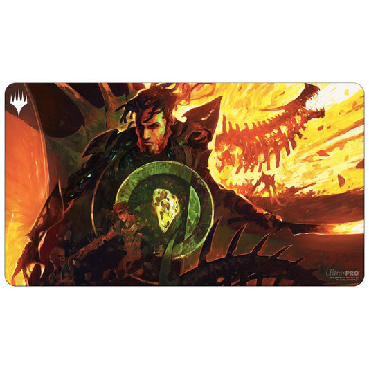 The Brothers War Playmat Mishra’s Command-Silver Goblin
