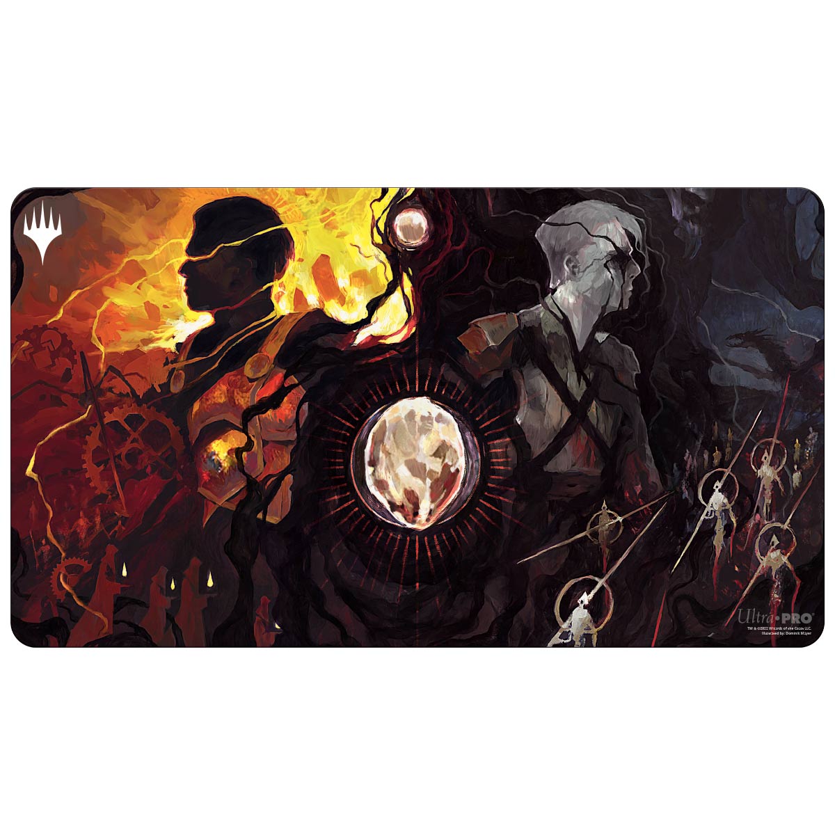 The Brothers War Playmat Visions of Phyrexia | Silver Goblin