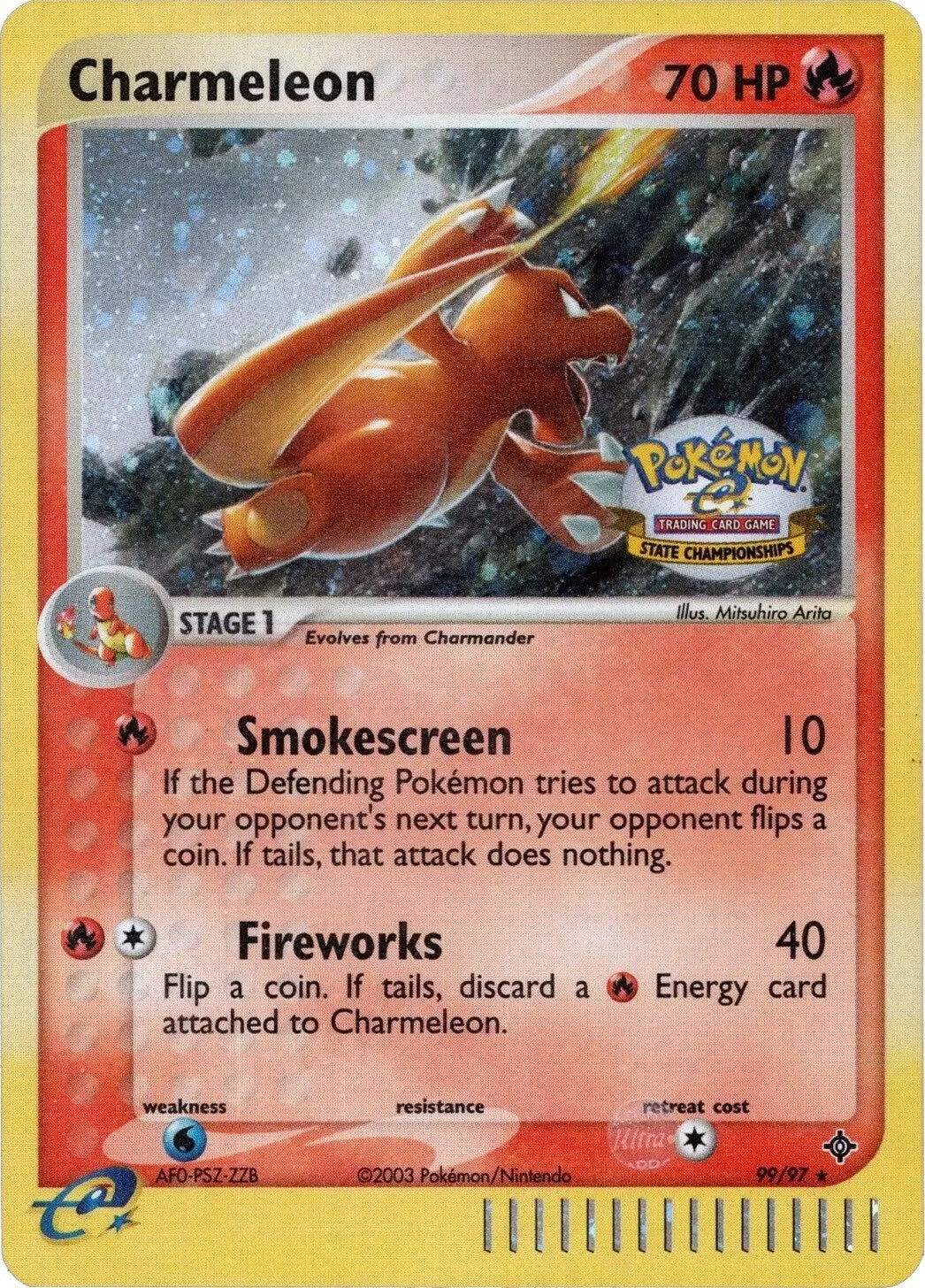 Charmeleon (99/97) (State Championship) [EX: Dragon] | Silver Goblin