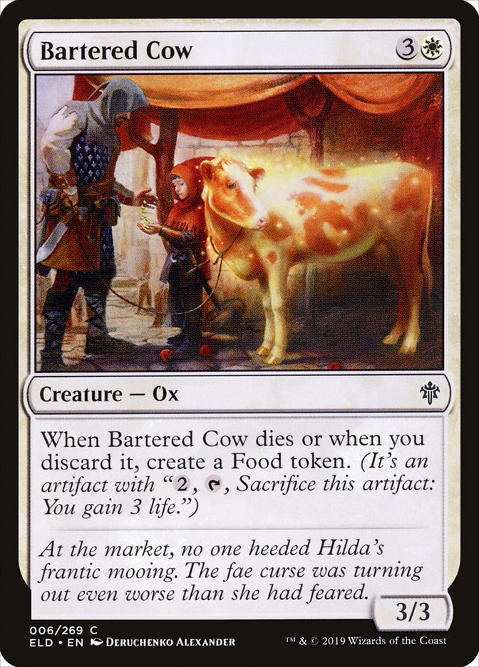 Bartered Cow [Throne of Eldraine] | Silver Goblin
