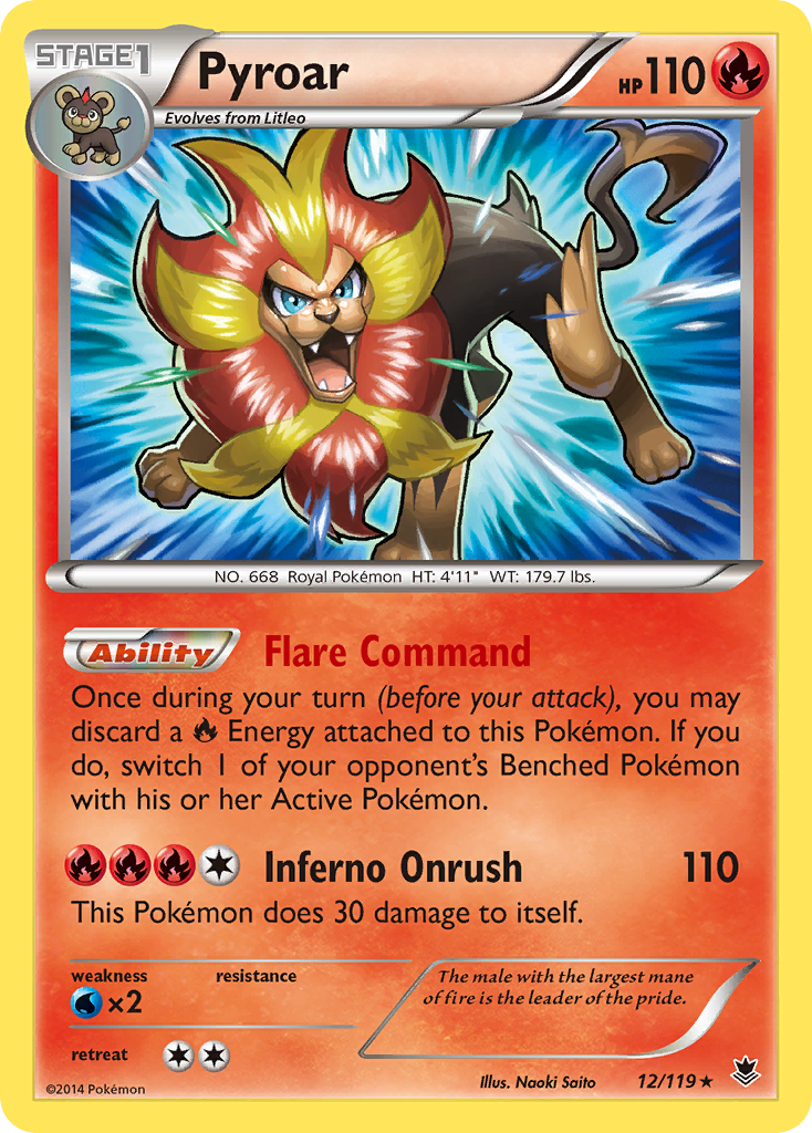 Pyroar (12/119) [XY: Phantom Forces] | Silver Goblin