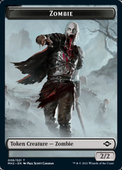 Clue (14) // Zombie Double-Sided Token [Modern Horizons 2 Tokens] | Silver Goblin
