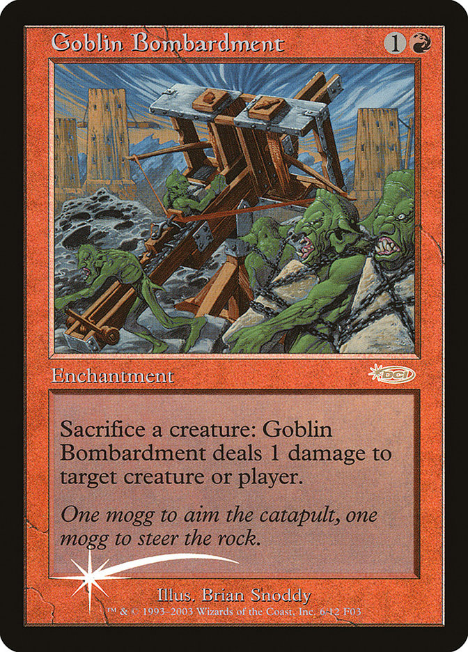 Goblin Bombardment [Friday Night Magic 2003] | Silver Goblin