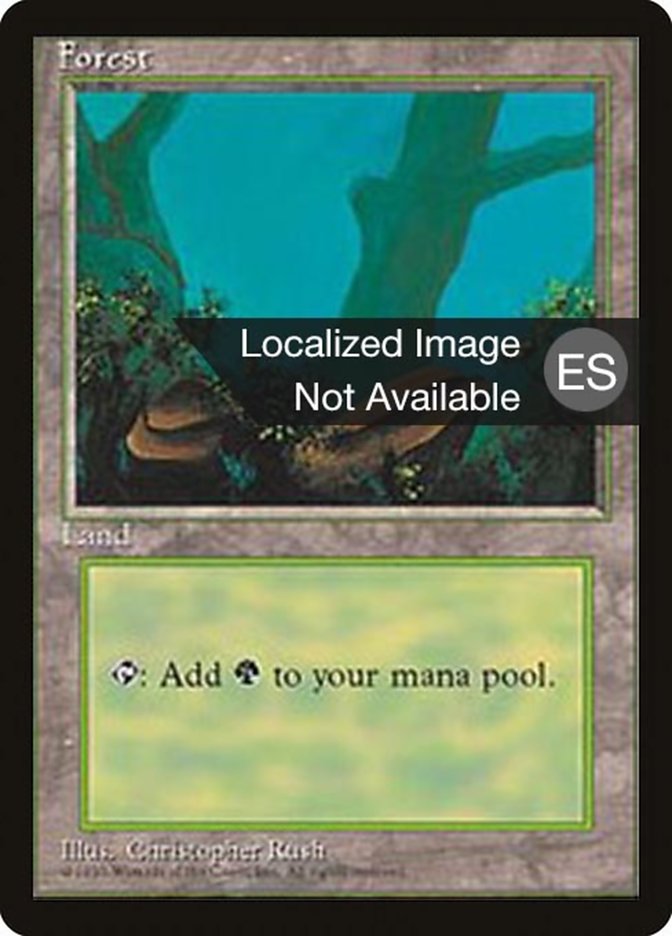 Forest (A) [Fourth Edition (Foreign Black Border)] | Silver Goblin