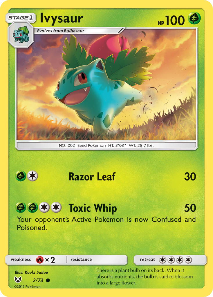 Ivysaur (2/73) [Sun & Moon: Shining Legends] | Silver Goblin