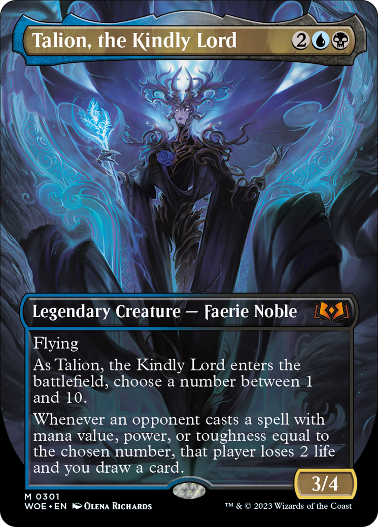 Talion, the Kindly Lord (Borderless Alternate Art) [Wilds of Eldraine] | Silver Goblin