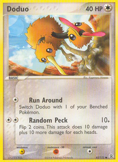 Doduo (62/112) [EX: FireRed & LeafGreen] | Silver Goblin