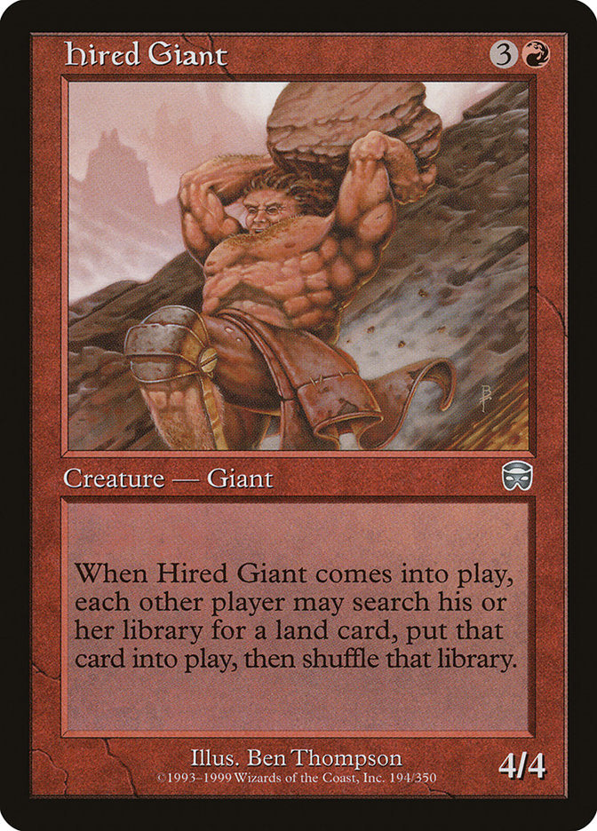 Hired Giant [Mercadian Masques] | Silver Goblin