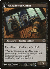 Loyal Cathar // Unhallowed Cathar [Dark Ascension] | Silver Goblin