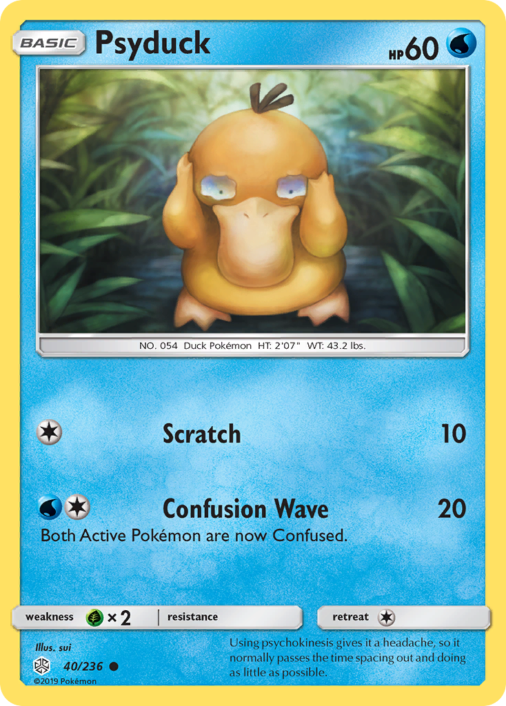 Psyduck (40/236) [Sun & Moon: Cosmic Eclipse] | Silver Goblin