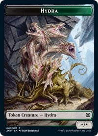 Hydra // Kor Warrior Double-Sided Token [Zendikar Rising Tokens] | Silver Goblin