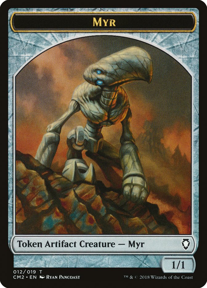 Myr Token [Commander Anthology Volume II Tokens] | Silver Goblin
