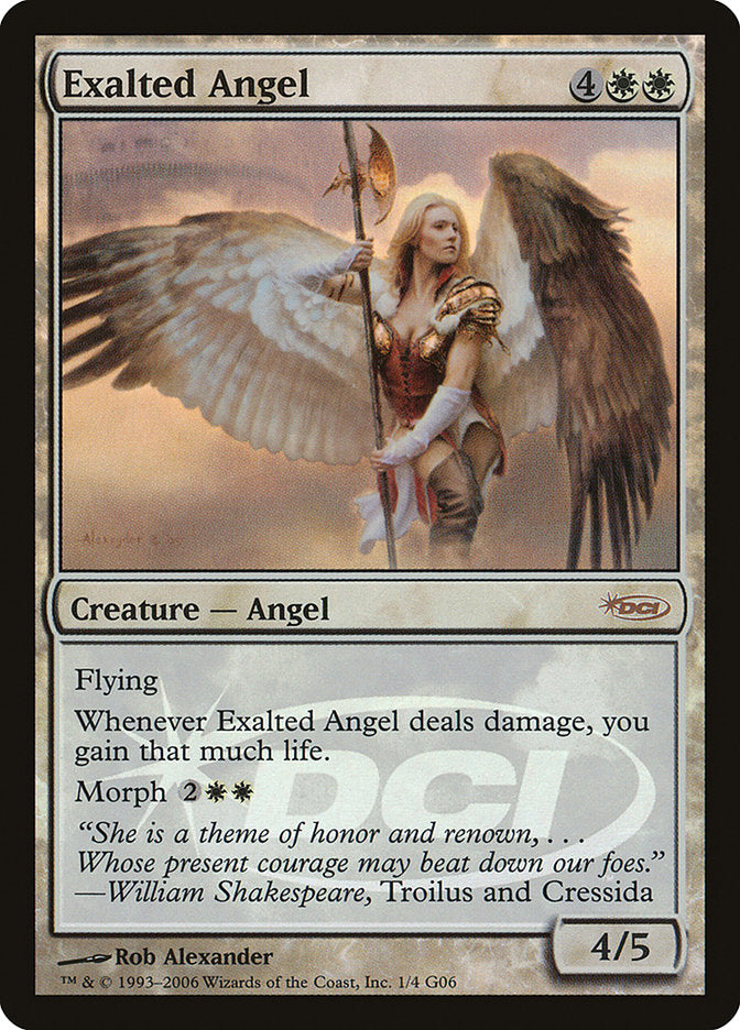 Exalted Angel [Judge Gift Cards 2006] | Silver Goblin