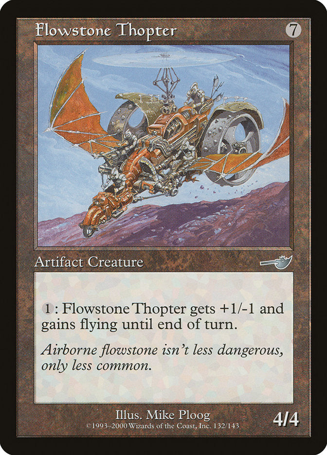 Flowstone Thopter [Nemesis] | Silver Goblin