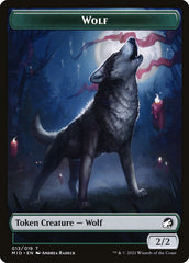 Wolf (013) // Clue (016) Double-Sided Token [Challenger Decks 2022 Tokens] | Silver Goblin