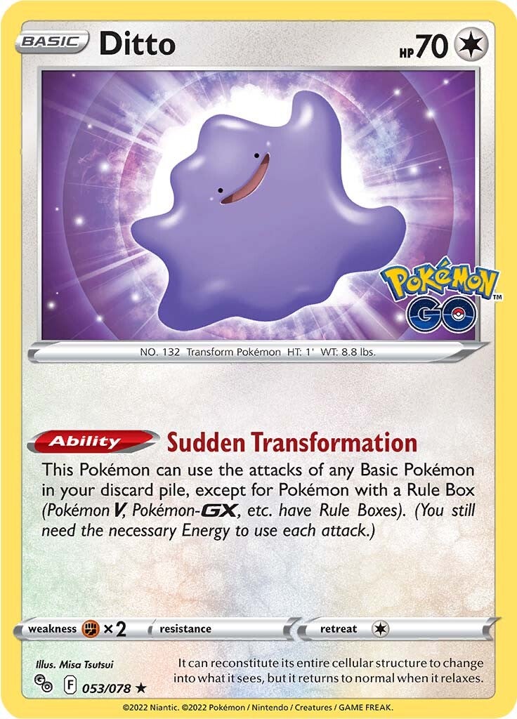 Ditto (053/078) [Pokémon GO] | Silver Goblin