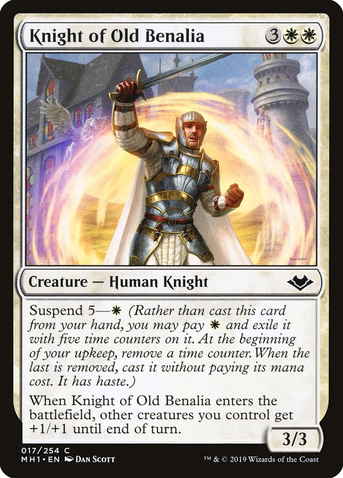 Knight of Old Benalia [Modern Horizons] | Silver Goblin