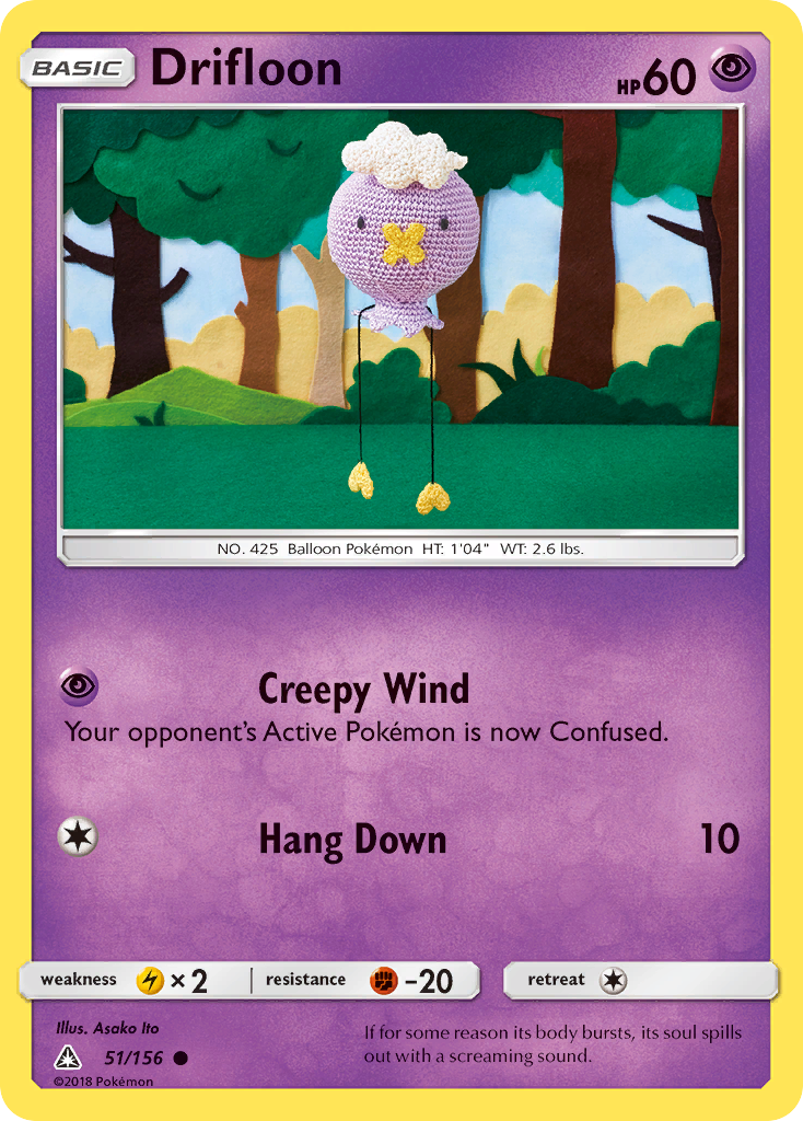 Drifloon (51/156) [Sun & Moon: Ultra Prism] | Silver Goblin