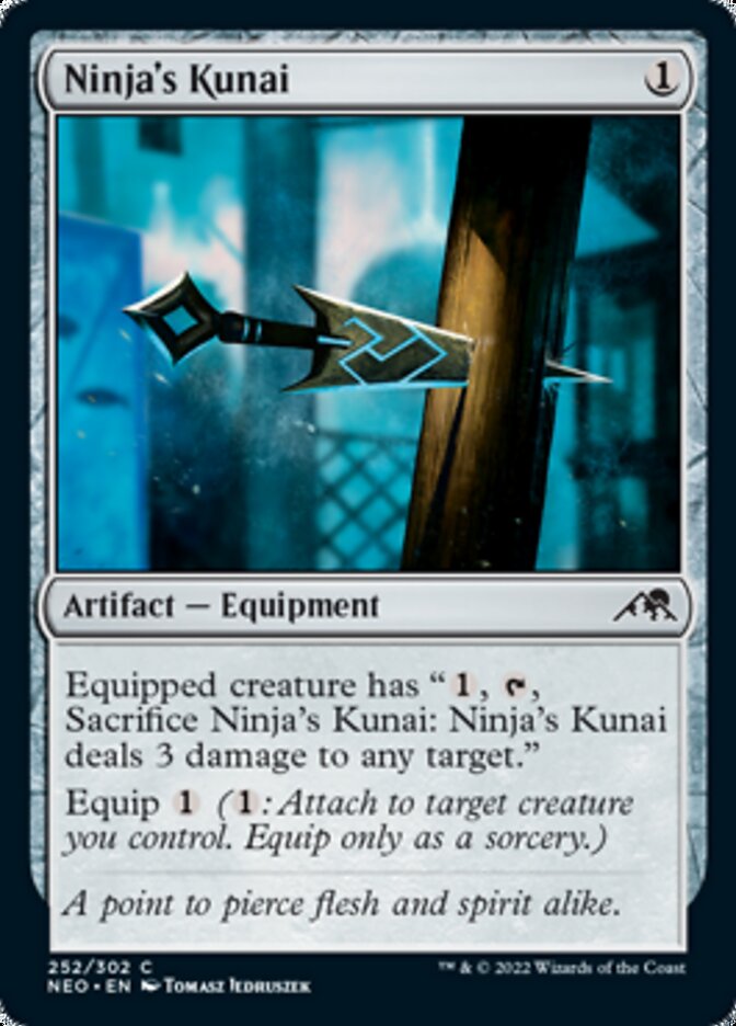 Ninja's Kunai [Kamigawa: Neon Dynasty] | Silver Goblin